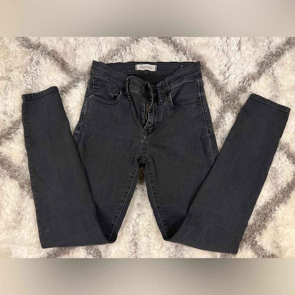 Madewell 9” high riser skinny skinny jeans size 25